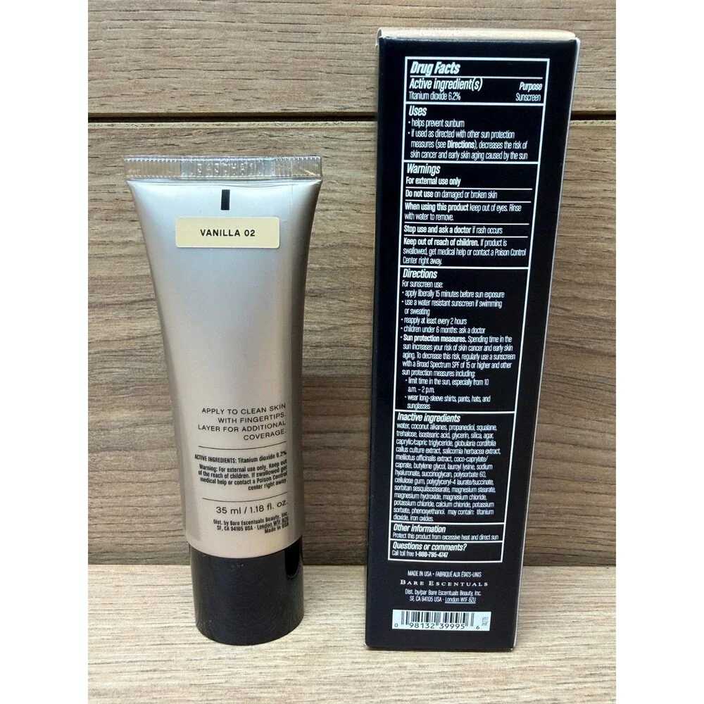 bareMinerals Complexion Rescue Tinted Hydrating Gel Cream 35ml Vanilla 02